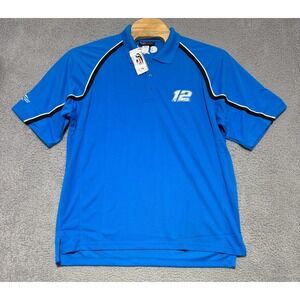 Team Caliber Ryan Newman Polo Shirt NASCAR #12 Penske Alltel Racing Mens XL NEW